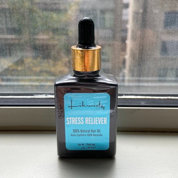NWT Likwid Rx Stress Reliever Natural Hair Oil - Picture 2 of 4